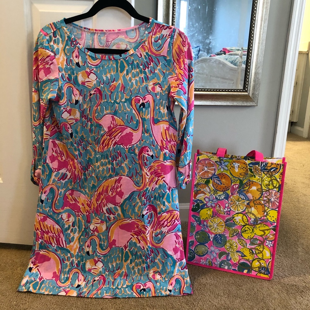 Lilly Pulitzer T-Shirt Dress: Peel n Eat